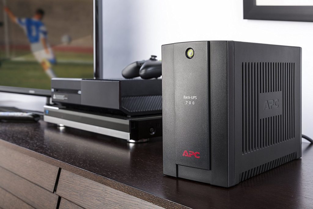 APC Back- BX700U-FR - Onduleur 700VA, UPS BX 700 - AVR - 3 Prises FR