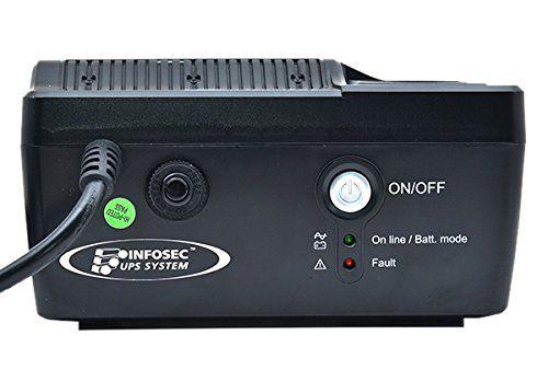 Infosec 65520 Z1 Zenergy Cube 400 Onduleur à 3 prises FR 400 VA