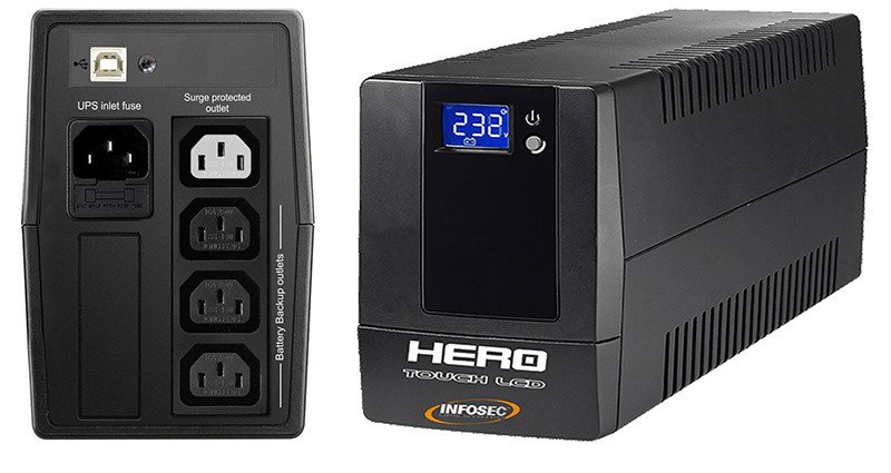 Infosec - Onduleur HERO TOUCH LCD 800