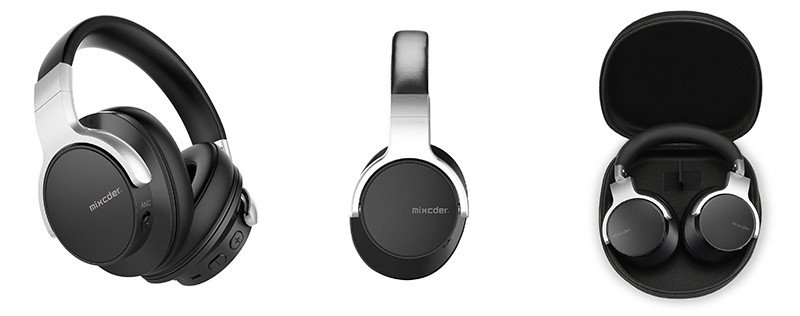 Mixcder E7 Casque Bluetooth à Réduction Active de Bruit Over-Ear Audio Stéréo Écouteurs Circum Auriculaire ANC
