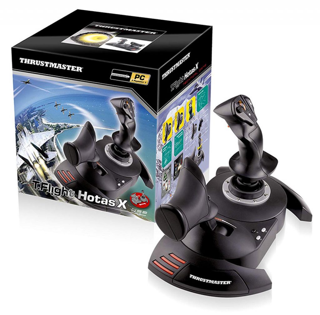 ThrustMaster - Joystick T.Flight Hotas X - Joystick manette des gaz détachable configuration directe décollage immédiat