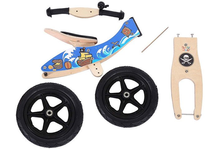 Baby Vivo Draisienne en Bois sans Pédales pour Vélo DE 30,5 cm avec Bell – Jack