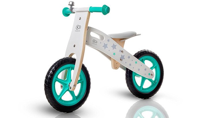 Draisienne Runner Stars vélo Vert en Bois - sans pédales écologique Apprentissage