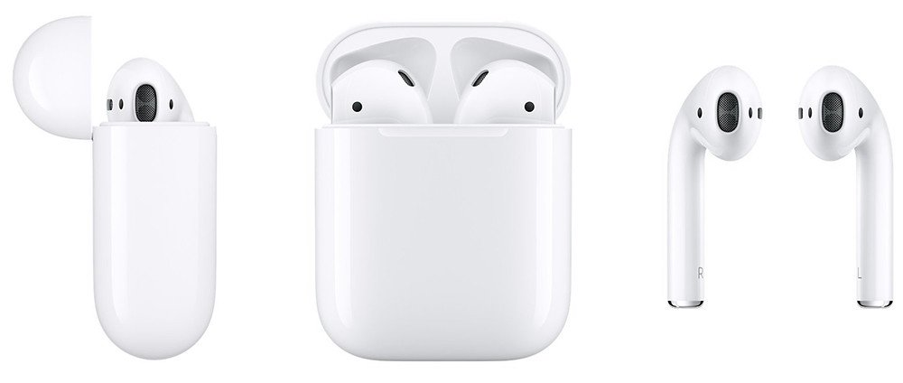Apple AirPods écouteurs sans fil (Bluetooth, Lightning) - Blanc