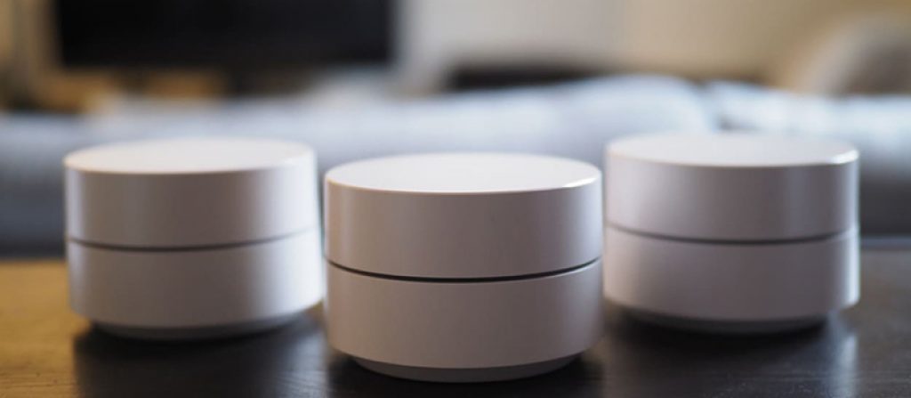 Un exemple de routeur Mesh  le routeur Wi-Fi maillé proposé par Google