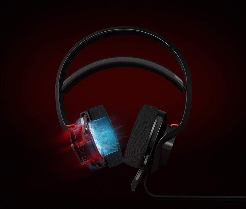 HP Omen X Casque audio Binaural Bandeau Noir - Rouge