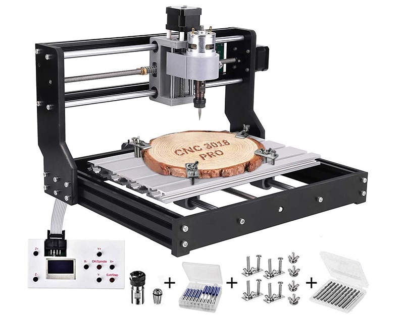 test graveur laser CNC DIY Machine de Gravure TOPQSC 3018 Pro GRBL Router Graveuse 3 Axes